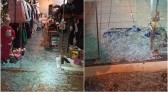 Bandidos arrombam e furtam duas lojas no centro de Barracão