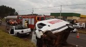 Acidente grave na PR-280 em Pato Branco deixa três feridos