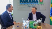 Wilmar Reichembach, se reúne com o chefe da Casa Civil do Governo do Paraná, João Carlos Ortega