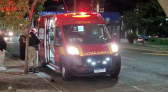 Jovem fica ferida em acidente entre carro e moto