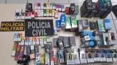 Polícias Civil e Militar apreendem 280 cigarros eletrônicos e prendem dois comerciantes em flagrante durante operação Cidade Segura