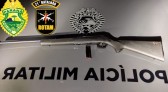Polícia Militar apreende arma de fogo após denúncias
