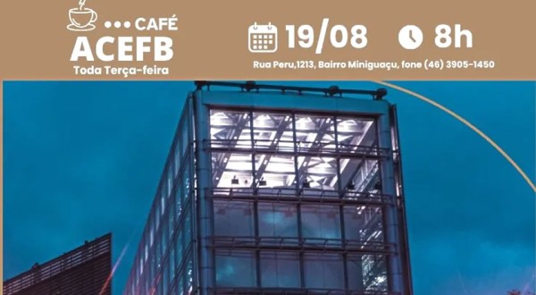 Café Acefb terá palestra sobre arquitetura