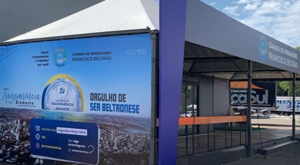 Câmara de Vereadores terá estande na Expobel pela primeira vez