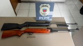 Investigação da Polícia Civil resulta na apreensão de armas e prisão em Ampére