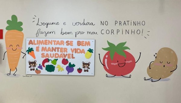 Programa fomenta alimentação saudável nas escolas e CMEIS