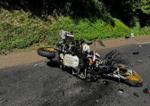 Condutor de motocicleta, vítima de acidente na PR-182 morre no Hospital Regional