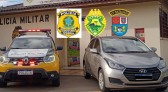 Carro roubado em São Paulo é recuperado em Marmeleiro