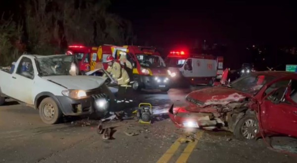 Grave acidente deixa quatro feridos em Francisco Beltrão
