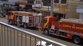Princípio de incêndio é contido por Bombeiros em prédio localizado no centro
