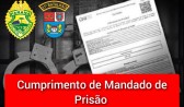 Homem com mandado de prisão por furto é preso durante patrulhamento 