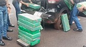 Carro roubado no Rio de Janeiro é flagrado com mais de 200 kg de maconha em Toledo