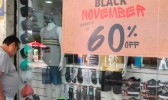 Vendas do comércio caem 0,6% em novembro de 2022, apesar da Black Friday