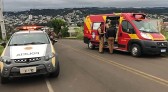 Homem fica ferido após sofrer queda de bicicleta motorizada