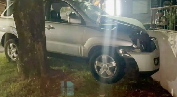 Mulher fica ferida após sinistro de trânsito