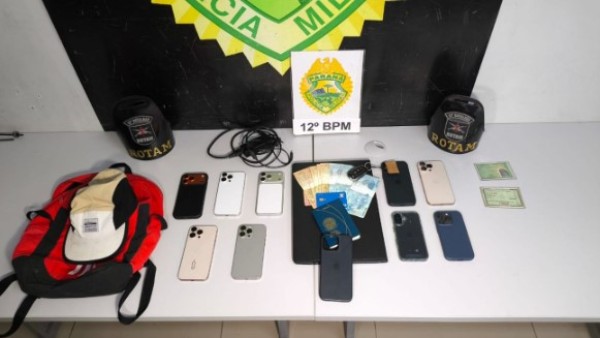 Jogador de futebol é preso com quadrilha de SP após furto de celulares em Curitiba