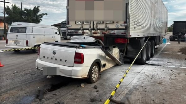 Jovem morre em acidente na BR-163, em Capitão Leônidas Marques