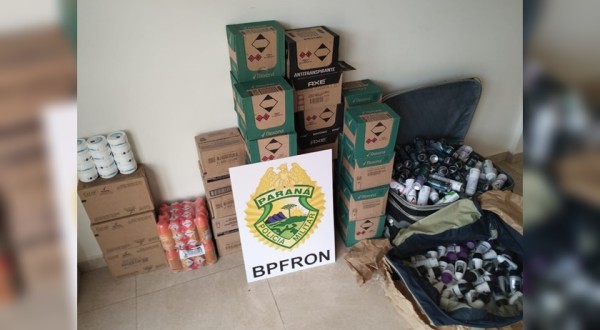 BPFron apreende mais de 600 cosméticos descaminhados