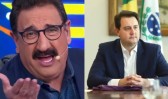 Apresentador Ratinho vira 'cabo eleitoral' de Ratinho Junior à Presidência