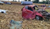 Casal morre em capotamento de carro na PR-589