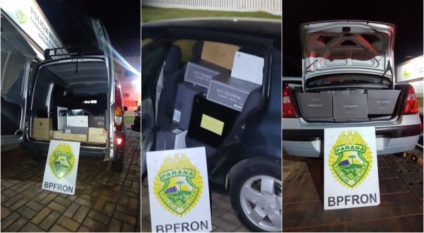 Polícia Militar apreende 893 garrafas de Vinho na Operação Protetor de Divisas em Barracão