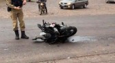 Motociclista fica gravemente ferido em acidente na BR-158