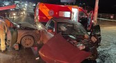 Acidente em Marmeleiro deixa três feridos