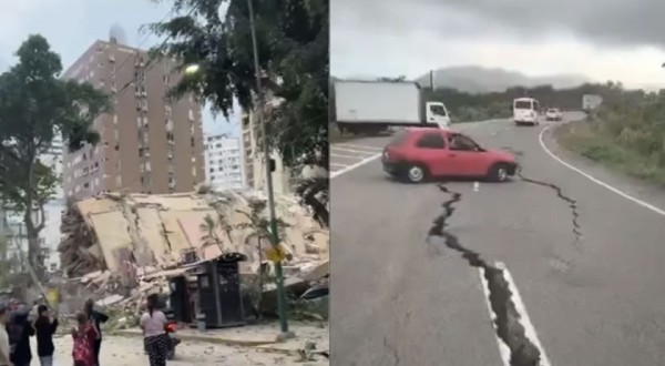 Terremotos na Venezuela derrubam prédios, causam destruição e autoridades projetam centenas de mortes