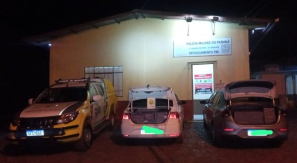 Polícia Militar apreende veículos carregados com vinho ilegal em Flor da Serra do Sul