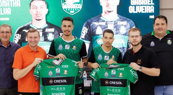 Marreco Futsal anuncia Gabriel Augusto e Jonatha Silva como reforços para a sequência da temporada