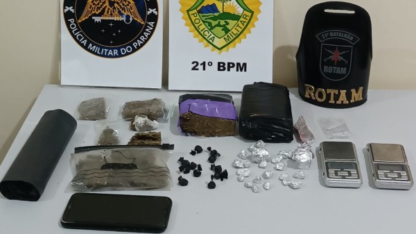 Operação policial em Dois Vizinhos resulta na prisão de dois homens e apreensão de drogas