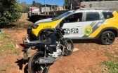 Moto furtada na noite de sábado é recuperada pela PM