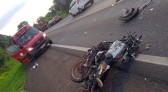 Motociclista morre em acidente com caminhão na BR 158