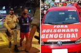 Professor e secretário do PT preso por protesto com faixa chamando Bolsonaro de “genocida”