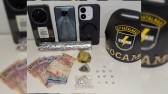 Três pessoas são presas por tráfico de drogas e outros crimes