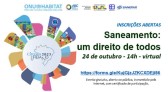 Sanepar abre inscrições para capacitação virtual sobre direito ao saneamento