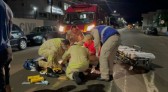 Homem tem ferimentos ao ser atropelado no bairro Cristo Rei