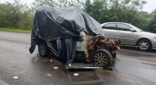 Três pessoas morrem em acidente na BR-163