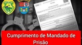 Homem com mandado de prisão é detido durante abordagem policial