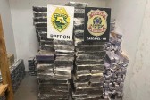 BPFRON e PF apreendem carreta com 2,5 toneladas de maconha em Toledo