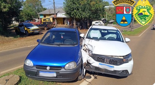 Mulher fica ferida após acidente de trânsito na PR-475