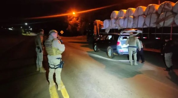 Operação Minerva intensifica fiscalização na divisa entre Paraná e Santa Catarina