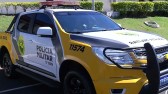 Polícia Militar apreende caminhão furtado em oficina