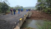 Parceria entre Beltrão e Flor da Serra viabiliza nova ponte no interior