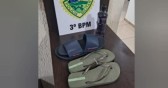 Mulher furta dois pares de chinelo e é detida pela Polícia