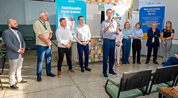 Equipamento doado por Itaipu beneficiará pacientes de câncer da região de Francisco Beltrão