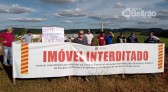 Manifestação pede solução para imóvel na Linha Gaúcha, interditado pelo Ministério Público