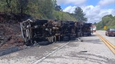 Motorista morre carbonizado após acidente na PRC 280