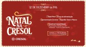 Natal na Cresol acontece dia 12 de dezembro
