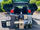 Polícia Militar apreende mais de cem garrafas de vinho em ocorrência de descaminho na SC-161